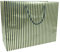 Clairefontaine 212860C Geschenktasche Max und Ich (32 x 13 x 24,5 cm, ideal für Geschenke und Shopping, Design mit eleganten Streifen) 1 Stück gold/schwarz