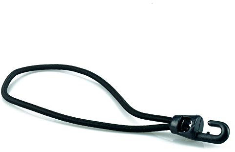 1 Stück Spanngummi schwarz, 20 cm lang, 4 mm Durchmesser