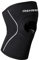 Rehband Ortesi per ginocchio apertura rotulea, 1 pezzo, polsino del ginocchio con apertura rotulea Neoprene da 5 mm, stabilizza l'articolazione, Colore:Nero, Misura:XL