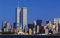LHJOYSP 1000 Teile Puzzle New York City Wolkenkratzer World Trade Center Twin Towers 75x50cm