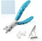 SPEEDWOX 6 Inches Eyeglasses Adjusting Frame Bending Bridge Temple Pliers Nylon Jaw, Optical Glasses Frames Repair Assembling & Adjusting Hand Tools with Screwdriver and Glasses Cloth