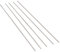 Leloo Lcuihong-Bâtons de soudage Tiges Ti Titanium de 5 pcs de Grade 5, 2mm Diamètre 250mm Longueur, Tige de Titane léger en Poids léger, Matériaux de réparation
