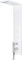 Metaform Trend Colonna Doccia Pannello Bianco Opaco 4 Funzioni (N32802)