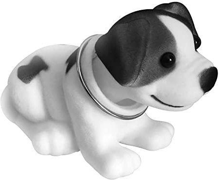 BYNYXI Hund Wackelfigur, Katze Auto Armaturenbrett Dekoration Glücksbringer Schütteln Kopf Hund Puppe Verzierungen Auto Interieur Tischdeko Wackelfigur Katze Dekofigur für Auto Innendekoration