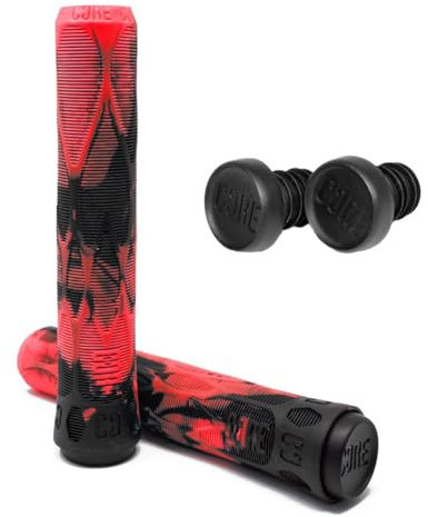 Core Pro Stunt-Scooter I BMX I Fahrrad I Lenkergriffe I Kinder Roller I Grips I Griffe Soft 170mm (Pro Lava (Schwarz/Rot))