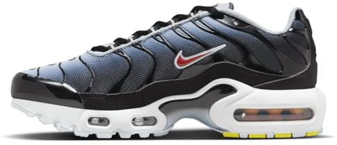 NIKE Air Max Plus GS Great School Trainers Sneakers Fashion Shoes CD0609 (Black/Blue Tint/Light Smoke Grey/Rugged Orange 023) Size UK6 (EU39)