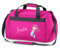 minimutz Sporttasche Schwimmen für Kinder - Personalisierbar mit Name - Schwimmtasche Meerjungfrau Duffle Bag für Mädchen und Jungen (pink)