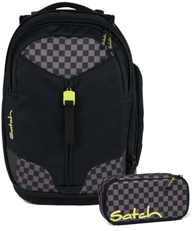 Satch Match Schulrucksack Set 2tlg. (Dark Skate)