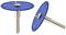 SHDIATOOL Diamant-Trennscheibe 50mm, Metall-Trennscheibe Sägeblatt Schleifscheibe für Stahlrohr Eisen Rebar Winkel Stahl mit 6MM Rundschaft 2pcs