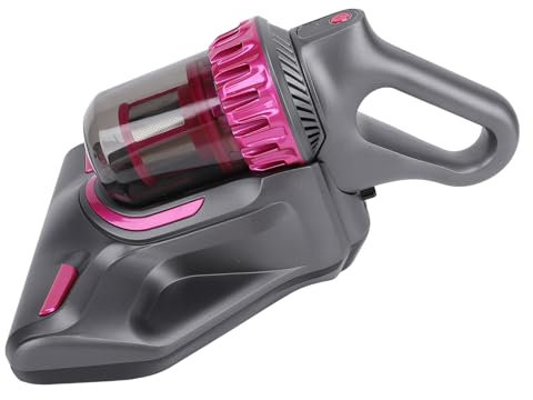 Hyuduo 10 KPa Hochfrequenz-Matratzenstaubsauger, Kabellos, mit Pulsationspad, LCD-Bildschirm, DREI Geschwindigkeitsanzeigen und HEPA-Filter für die Reinigung von Bettkissen, Sofas, Grau