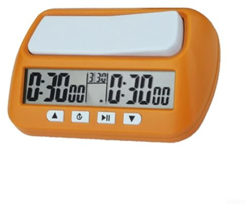 Schachuhr, verbesserte digitale Uhr Timer mit Bonus & Verzögerung Countdown Funktion, Go Schachschiedsrichter Uhr, Schachuhr, digitaler Schach-Timer, für Schach (B)