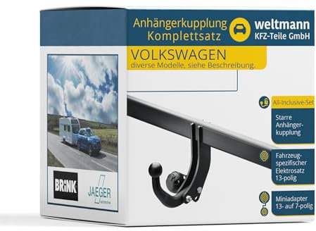 Jaeger Automotive Premium-Kit 44270346 Anhängerkupplung inkl. 13P E-Satz AHK