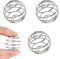 Lot de 3 shakers à protéines en acier inoxydable - Boule de shaker en métal - Pour le sport et le fitness - Pour boissons mélangées - 40 mm