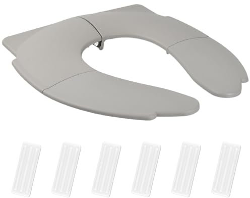 Anseom Asiento de Inodoro Plegable para Niños, Reductor de Baño Portátil con Acolchado Antideslizante y Bolsa de Viaje, Reductor WC para Viaje Reutilizable para Niños y Niñas