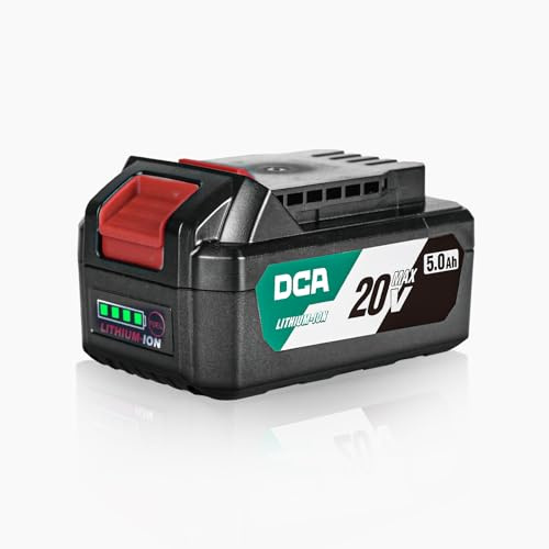 DCA 20V MAX Lithium-Ionen-Akku, 5.0Ah Akkupack mit hoher Kapazität, kompaktes 20V Akku-Werkzeug, 1.4lbs (FFBL2050)