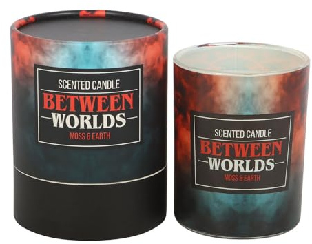 Between Worlds Moss & Earth Candle | 40 Hour Burn | Tabletop Gaming Scented Candle | Retro Fantasy Home Fragrance | Gift Ready | Paraffin Wax
