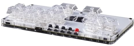 16 Tasten Gaming Tastatur Alle Tasten Hebellose Controller Arcades Stick Für PC Mit Licht Display Niedrige Latenz Game Controller