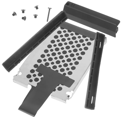 JEWEDECO Hard Drive Adapter HDD Montage Regal mit Gummischiene Vibrationsschutz Festplattenrahmen Kompatibel für Thinkpad Ti Hard Disk Holder Gehäuse Schacht