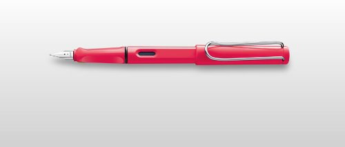 Special Edition Neon Coral Lamy Safari Fountain Pen Fine Nib - Ultimate Pack