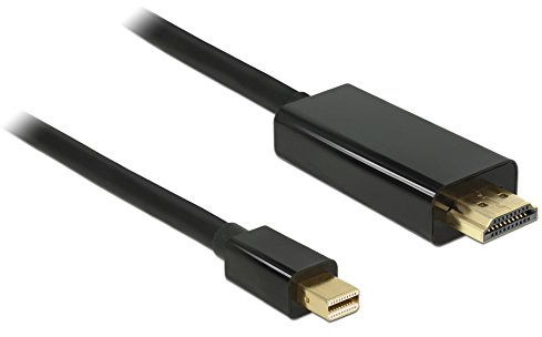 Delock 83700 Kabel mini Displayport 1.1a Stecker zu High Speed HDMI A Stecker, 3m