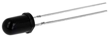 5X LL-503PDD2E Fotodiode IR PIN 5mm 940nm 700-1200nm Montage: THT 2nA 150mW LUCK