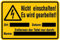 LEMAX® Warnschild, Nicht einschalten! Es wird gearbeitet! - zum Selbstbeschriften | Magnetfolie | 300x200 mm, 1 Stk