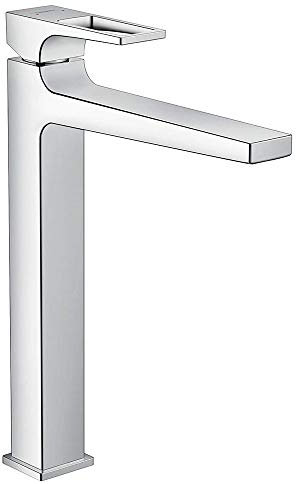 hansgrohe Wasserhahn Metropol (Armatur mit Auslauf Höhe 260 mm und Push-Open Ablaufgarnitur) Chrom