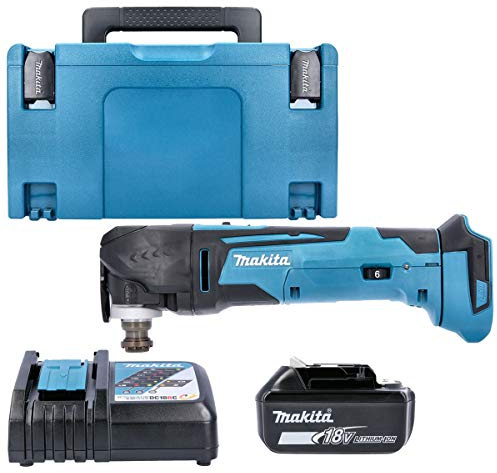 Makita DTM51Z 18v Multitool Keyless + 1 x 5Ah Battery, Charger, Case & Inlay