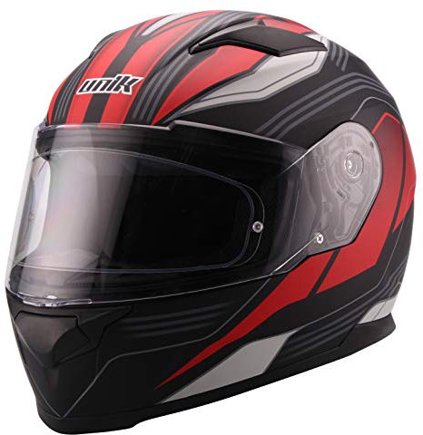 UNIK CI-24 Integralhelm RIDER rot matt XXL