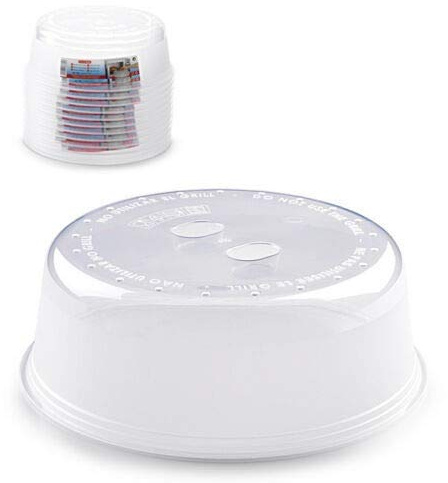 Ventilated Splatter Guard - Vented Microwave Plate Cover (27.5cm)