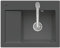 Villeroy & Boch VB-3313 01 i4 SUBWAY 45 COMPACT Spülbecken, Graphite