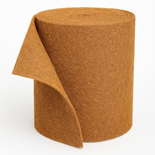 MW.Shop.24 Kokosmatte 100% Biologisch Winterschutz für Pflanzen Kälteschutz 25cm / 50cm / 75cm / 100cm Breite (75cm x 1m)
