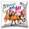Halantex Spirit wild und frei Kuschel-Kissen 40x40 cm Schmusekissen 100% Polyester Der Wilde Mustang Pferde Horses Mädchen