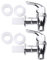 YOOJIA 2 Stück Kunststoff Zapfhahn Auslaufhahn Getränkespender Bierfass Weinfass Saftspender Ersatz Wasserhahn (17mm) A Silber B 17mm