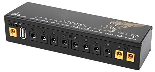 Pedal Board Power mit USB-Anschluss E-Gitarrenpedal Netzteil kurz