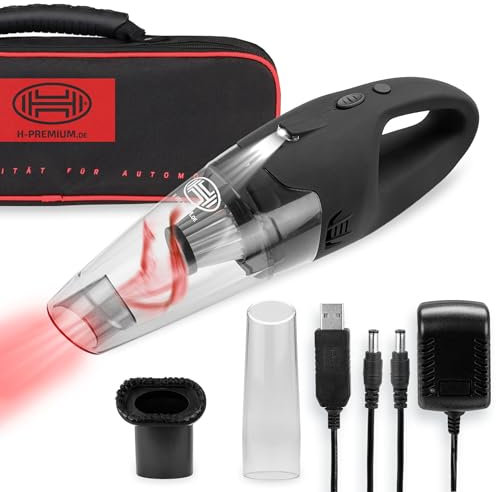 HEYNER® Akku Staubsauger Autostaubsauger Handsauger Tischstaubsauger beutellos mit HEPA-Filter