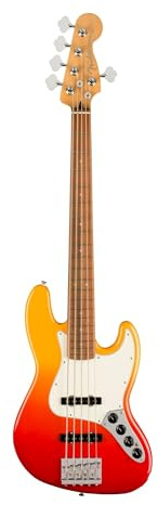Fender Player Plus Jazz Bass V PF Tequila Sunrise - Basso elettrico a 5 corde