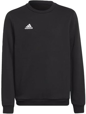 adidas Unisex Kids Entrada 22 Sweat Top, Black, 5-6 Years