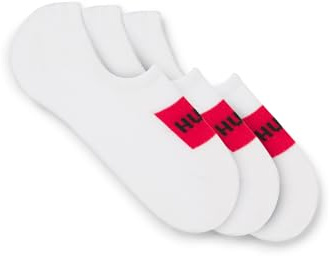 HUGO Men's 3p Lc Label Cc Invisible Socks