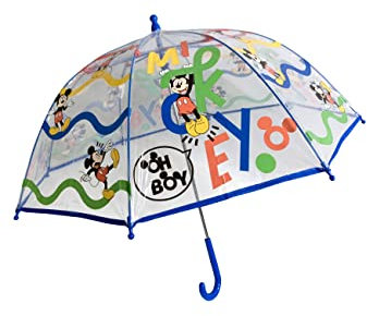 Chanos Mickey Mouse Kids Umbrella Stick Umbrella, multicoloured