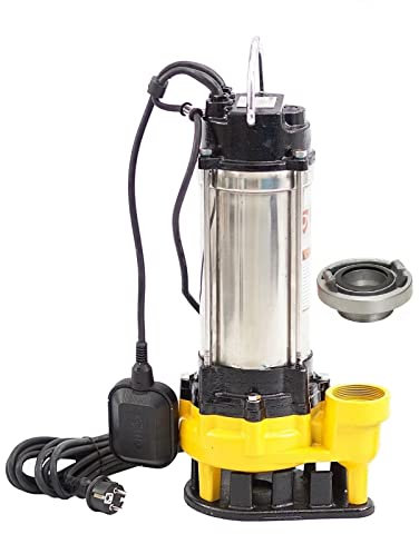 Fäkalienpumpe Tauchpumpe Schmutzwasserpumpe 1,1kW für Partikel bis 35 mm + Storz