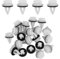 WUDQIJI Auto Befestigung Clips 50 Stk Befestigungsclips Auto Clips auto tür klips türverkleidung clips Innenverkleidung Clips Türverkleidung Stoßstange Klammern für BMW MINI E90E910 F31 E39 X3 X5 X6