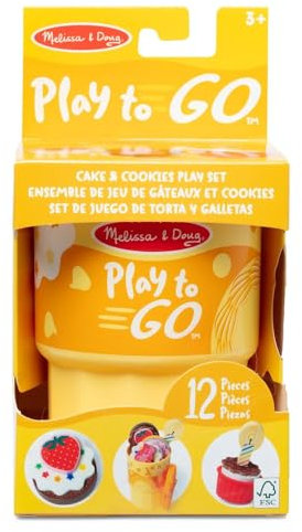 MELISSA & DOUG Play To Go Cake and Cookies Spielset Spielzeug, 1 EA