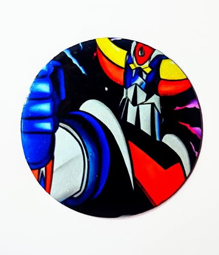Magnet Aimant frigo Goldorak Rond idée Cadeau