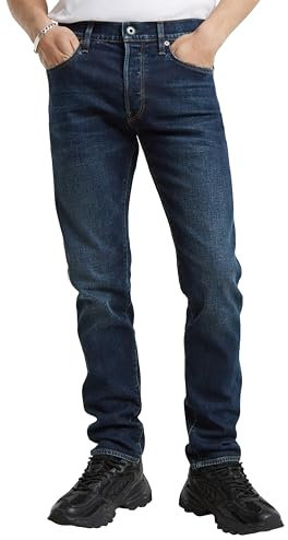 G-STAR Men's 3301 Slim Jeans, Blue (Worn in Dusk Blue 51001-C052-B843), 33W / 32L