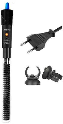 JULIAQUA Classic Riscaldatore per Acquario per Pesci e Tartarughe Riscaldamento dell'acquario Riscaldatore Regolabile 300W