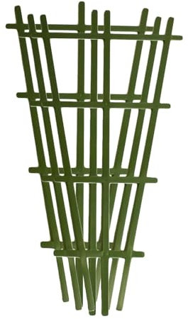 3 X (50cm) Plastic Click On Fan Pot Ladder Trellis, Outdoor, Indoor Plant Support, Weather Resistant Provide Support To Climbing Plant Trainer (Pack of 3)