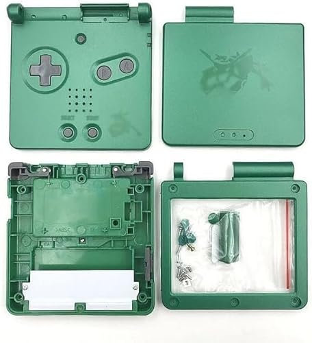 Limitierte Auflage, Gehäuseabdeckung, Schrauben, Werkzeuge für GBA SP Gameboy Advance SP Case (grün)