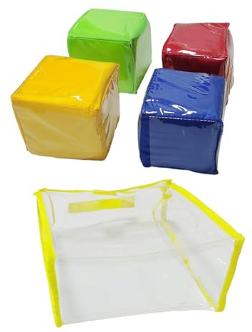 Milageto 4x Spielen Spiel Würfel Lehre Würfel Rolle Spielen Bilder Requisiten Lernen Würfel Pädagogisches für Geburtstag Geschenk Klassenzimmer