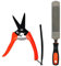 Belle Vous Coupe-sabots de chèvre et râpe à sabots – Outils d'entretien des sabots pour chèvres/moutons – Sécateur manuel de précision – Sécateur de jardin